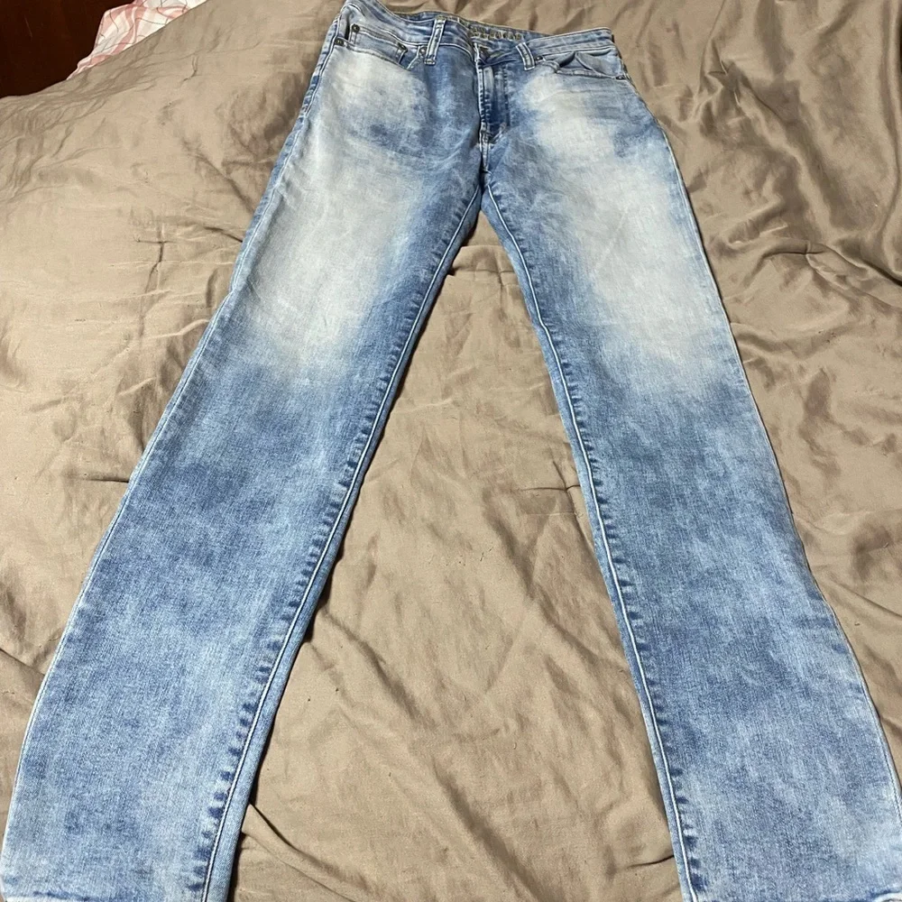 American Eagle Outfitters Faded Blue‎ Straight Jeans
